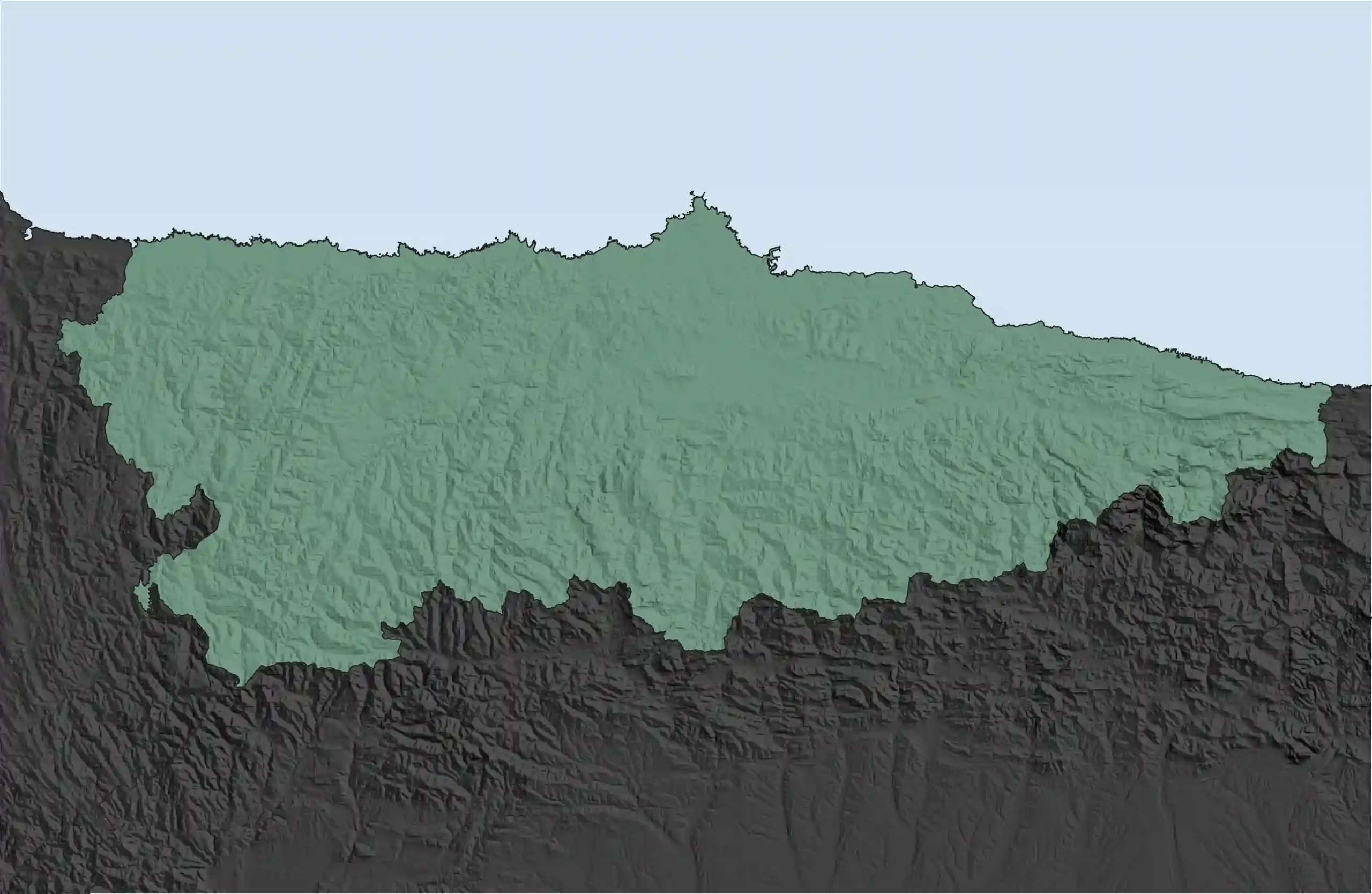 Mapa de Asturias